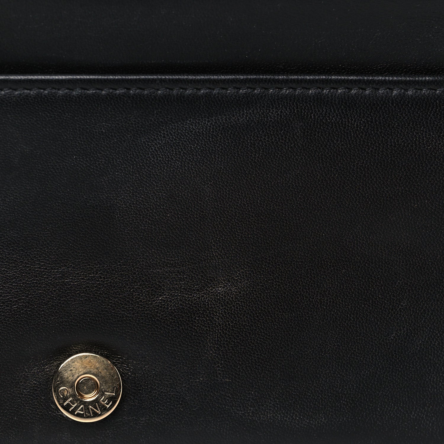 Chanel Lambskin Quilted All About Chanel Wallet On Chain WOC Black 13 of 13