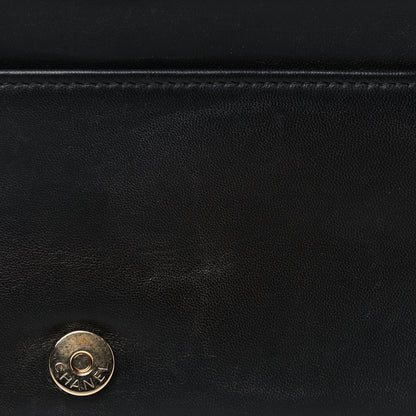 Chanel Lambskin Quilted All About Chanel Wallet On Chain WOC Black 13 of 13
