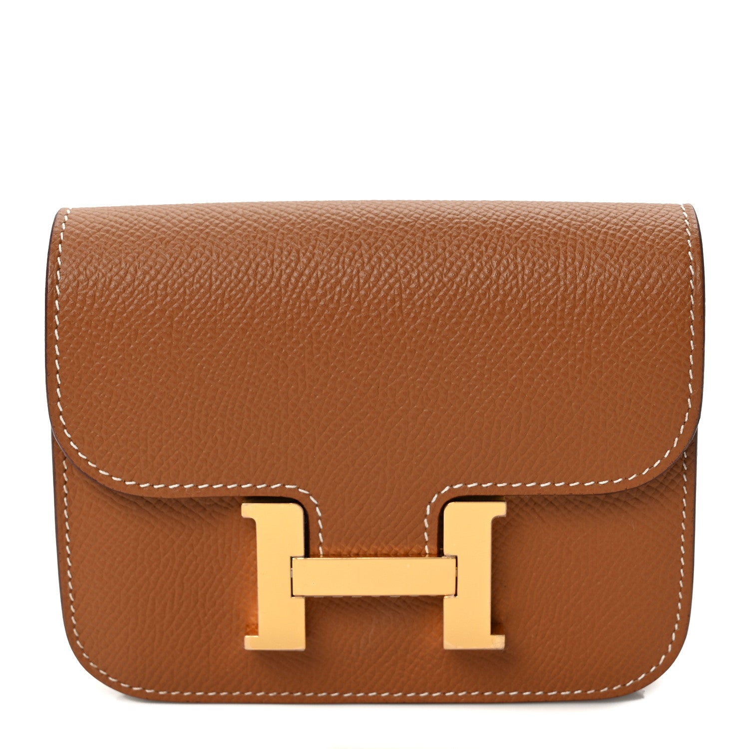 Hermes Epsom Constance Slim Wallet Gold 2 of 8