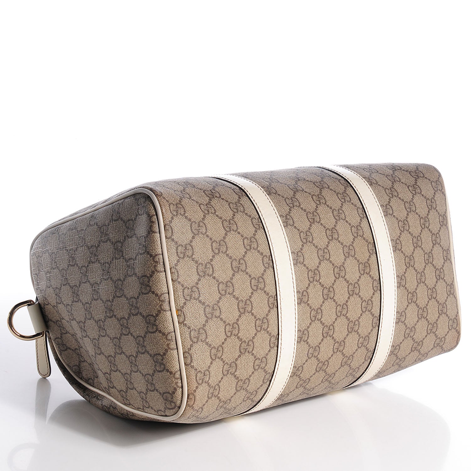 Gucci Monogram Coated Canvas Medium Joy Boston Off White 4 of 7