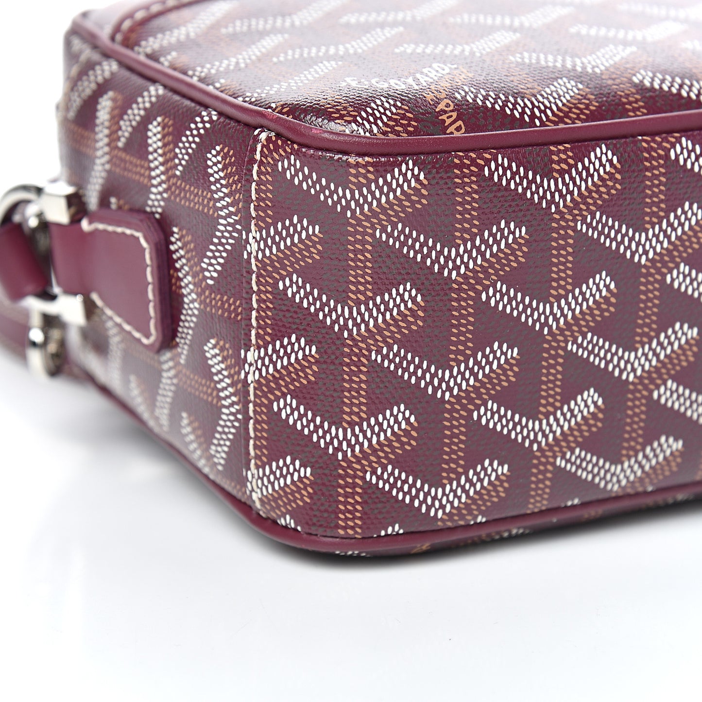 Goyardine Sac Cap Vert Burgundy