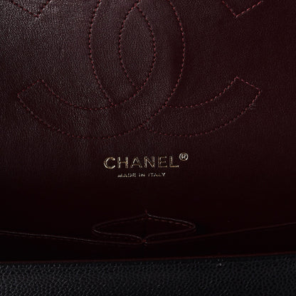 Chanel Caviar Quilted Jumbo Double Flap Black 7 of 9