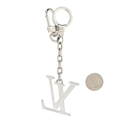 Louis Vuitton LV Facettes Bag Charm Key Holder Silver 2 of 3