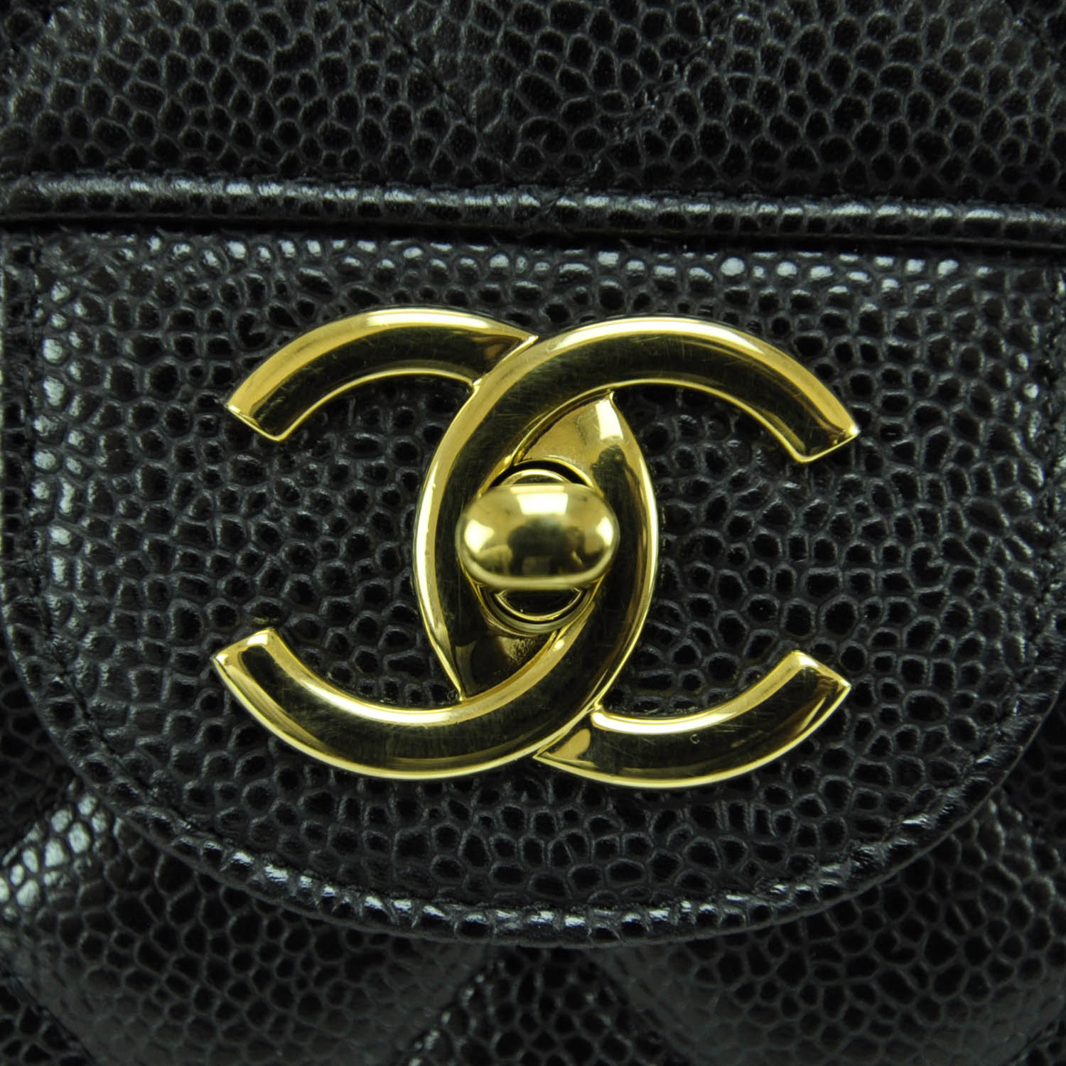 Chanel Caviar Quilted Maxi Double Flap Black 8 of 11