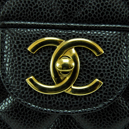 Chanel Caviar Quilted Maxi Double Flap Black 8 of 11