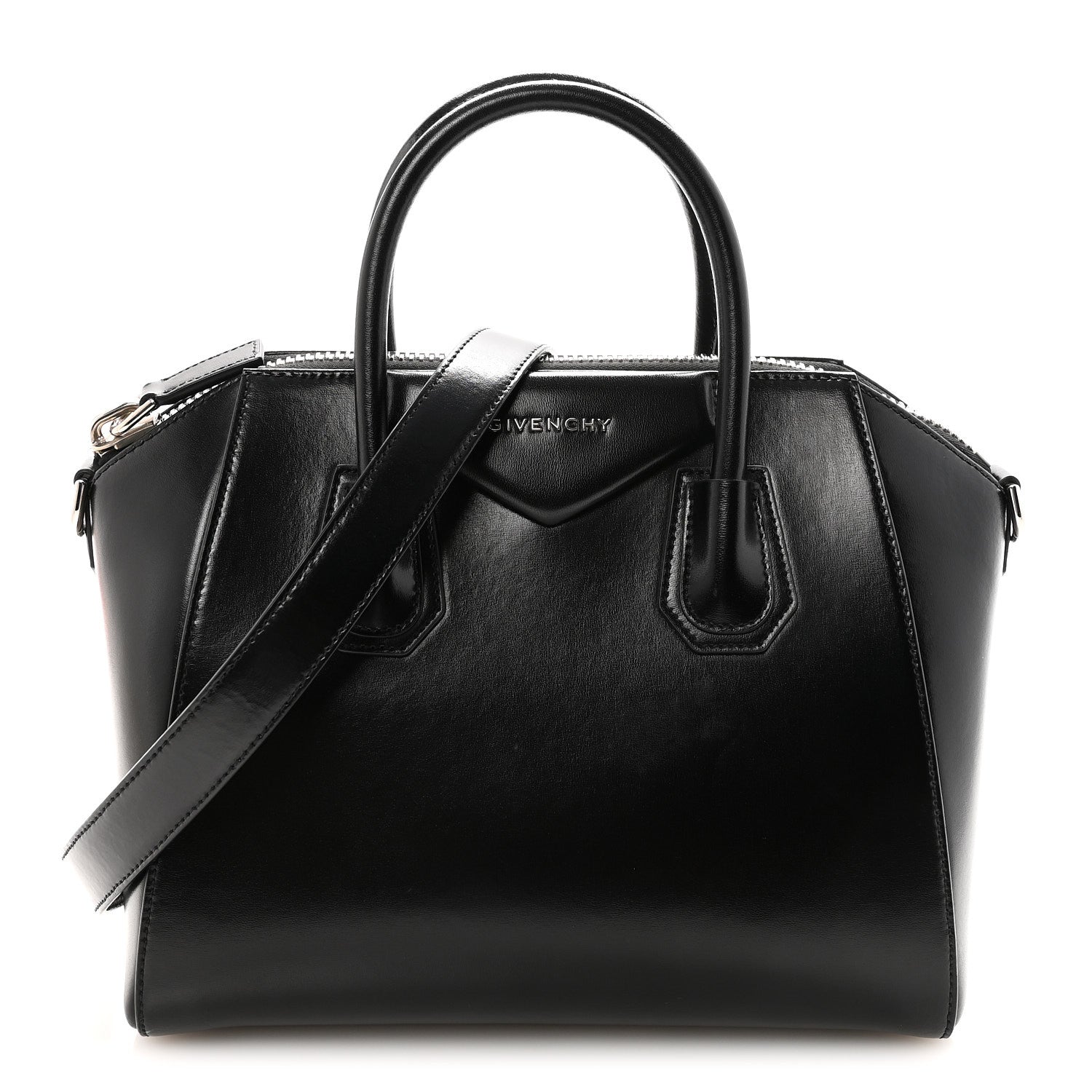 Givenchy Shiny Lord Calfskin Small Antigona Black 1 of 10