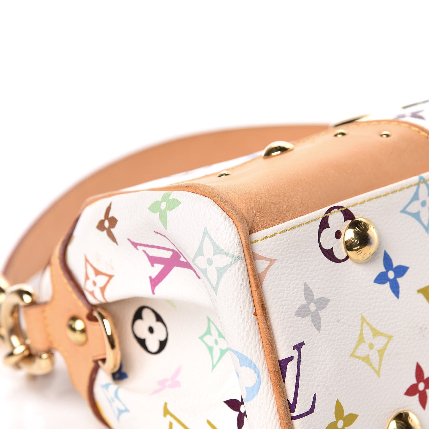 Monogram Multicolor Beverly MM White