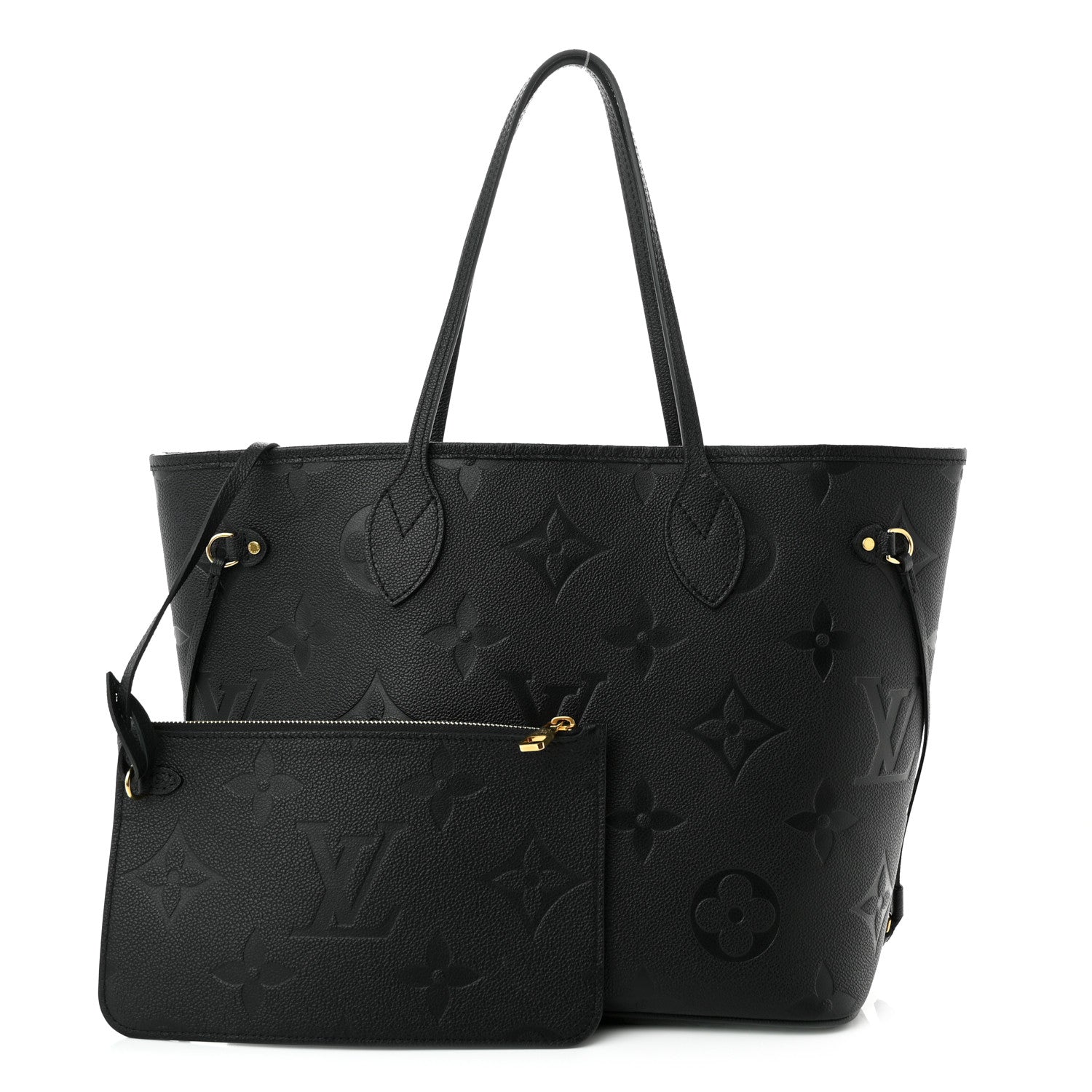 Louis Vuitton Empreinte Monogram Giant Neverfull MM Black 1 of 10