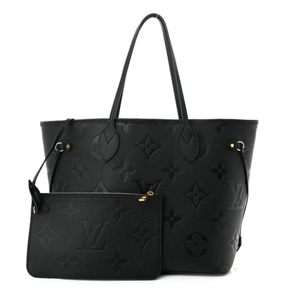 Louis Vuitton Empreinte Monogram Giant Neverfull MM Black 1 of 10