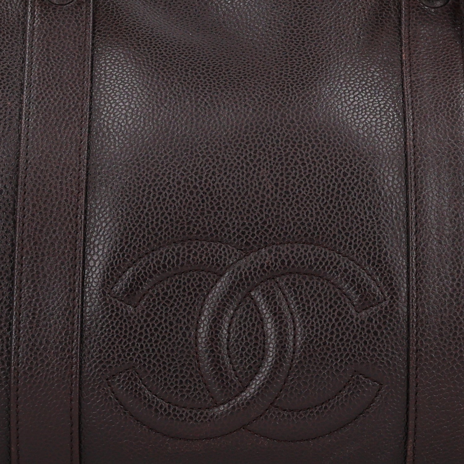 Chanel Caviar Timeless CC Duffel Bag Brown 9 of 11