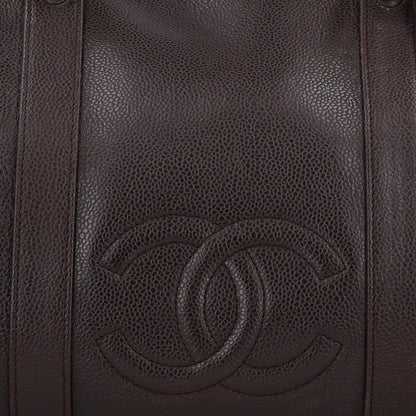 Chanel Caviar Timeless CC Duffel Bag Brown 9 of 11