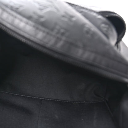 Louis Vuitton Calfskin Shadow Monogram Discovery Backpack PM Black 4 of 8