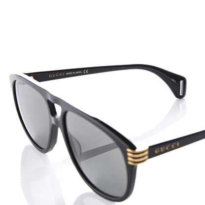 Gucci Acetate Aviator Sunglasses GG0525S Black 5 of 7