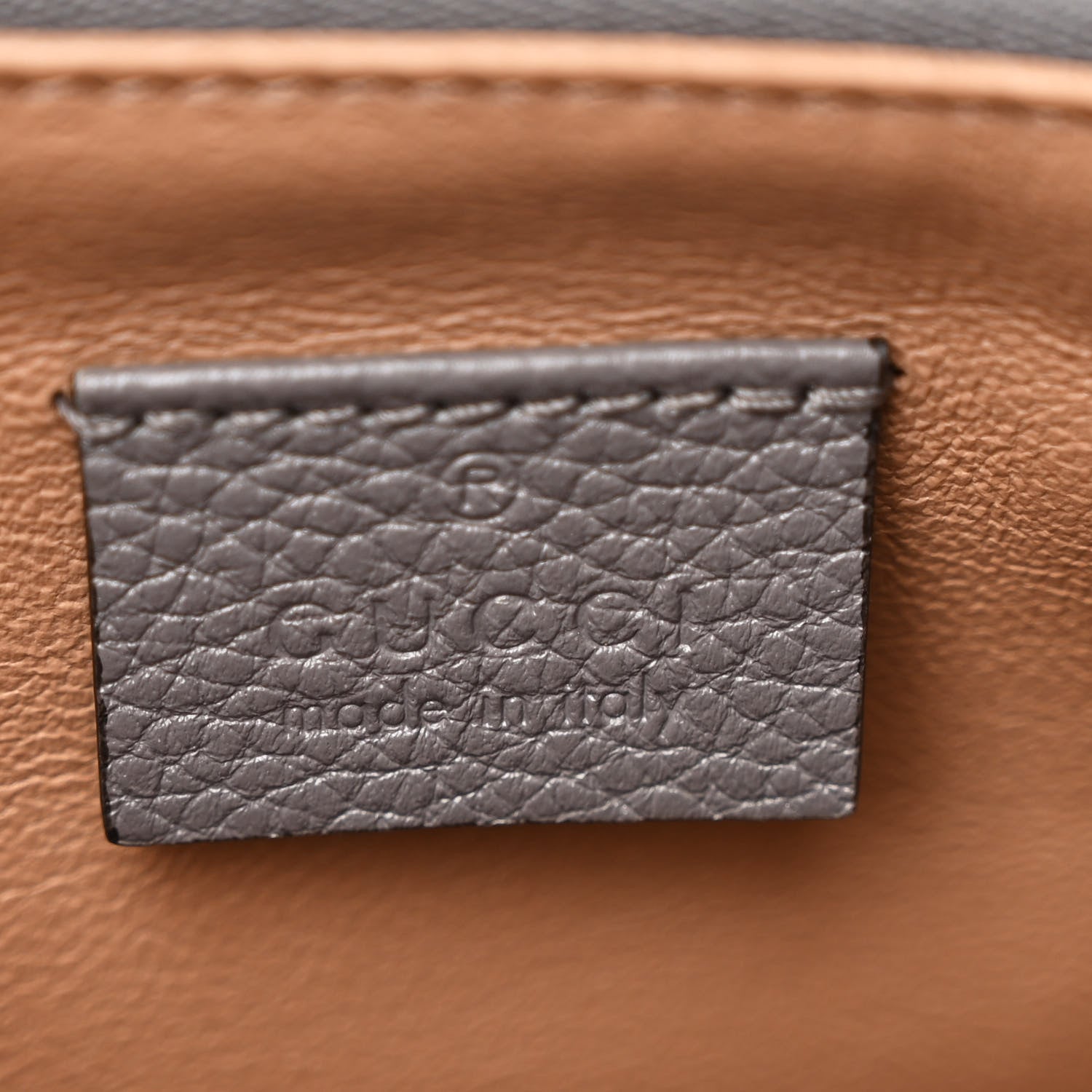 Gucci Grainy Calfskin Small Zumi Top Handle Bag Dusty Grey 7 of 12
