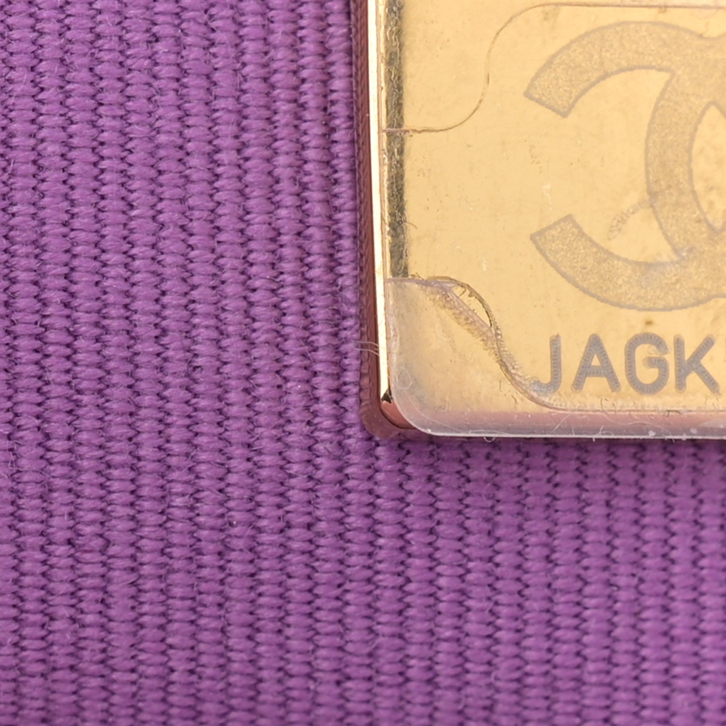 Lambskin Quilted Mini Funky Town Flap Purple