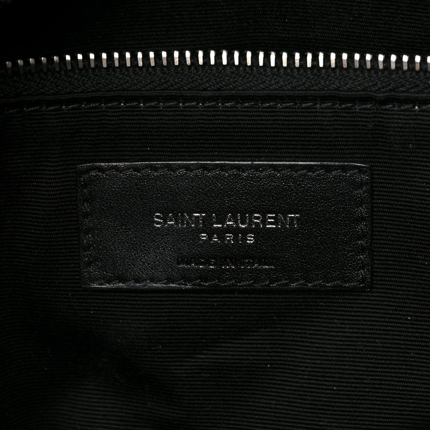 Patent Quilted Small Loulou Puffer Monogram Chain Satchel Black