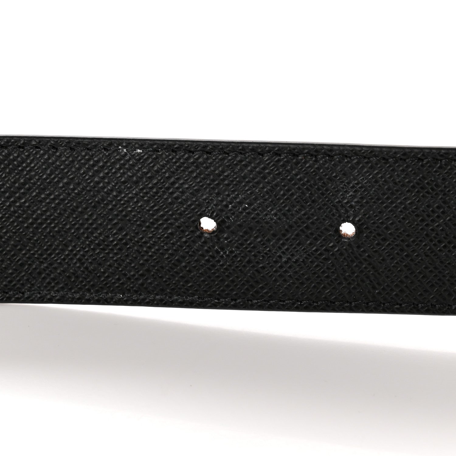 Louis Vuitton Calfskin Monogram 30mm LV Initiales Reversible Belt 80 32 Black 8 of 9