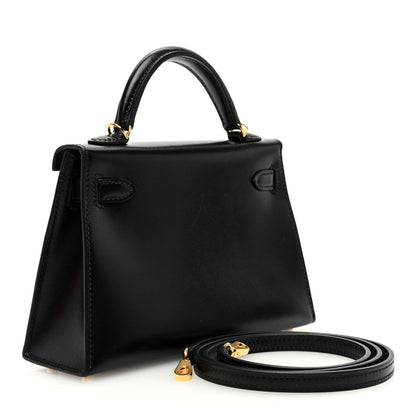 Hermes Box Mini Kelly Sellier 20 Black 3 of 11