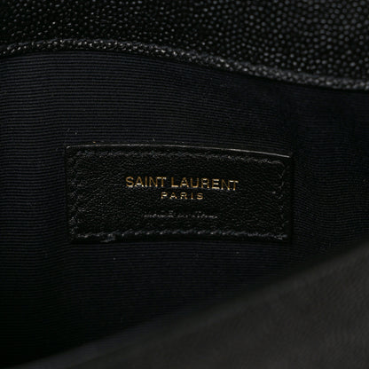 Saint Laurent Grain De Poudre Uptown Pouch Black 6 of 7