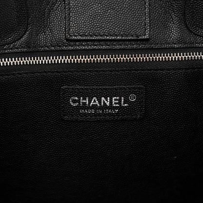 Chanel Caviar Stitched Medium Lady Coco Shopping Tote Black 6 of 10