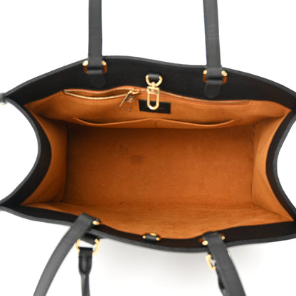 Louis Vuitton Empreinte Monogram Giant Onthego MM Black 5 of 15