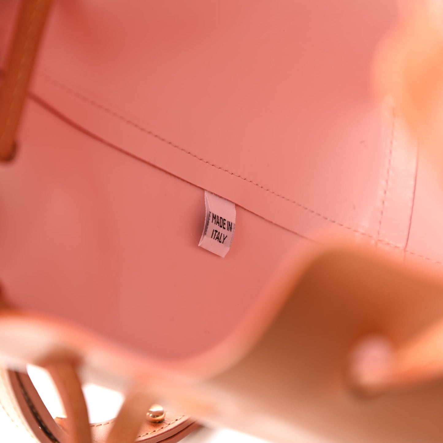 Calfskin Mini Mini Bucket Bag Cammello Rosa