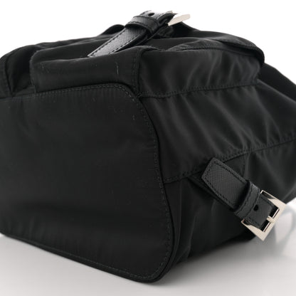 Prada Tessuto Nylon Saffiano Small Backpack Black 10 of 11