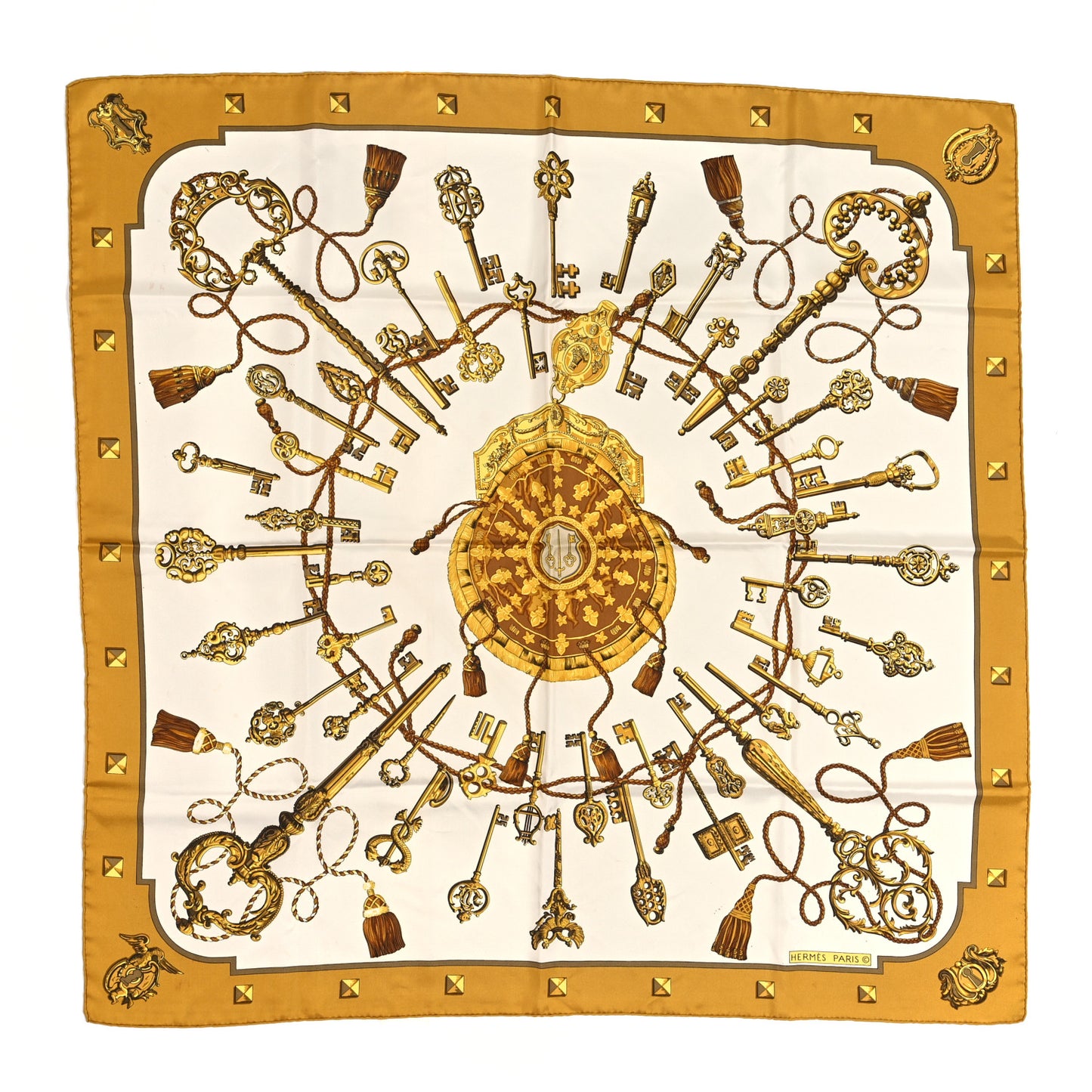 Silk Les Cles Scarf 90