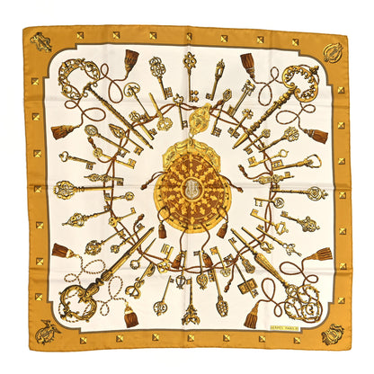 Hermes Silk Les Cles Scarf 90 1 of 4