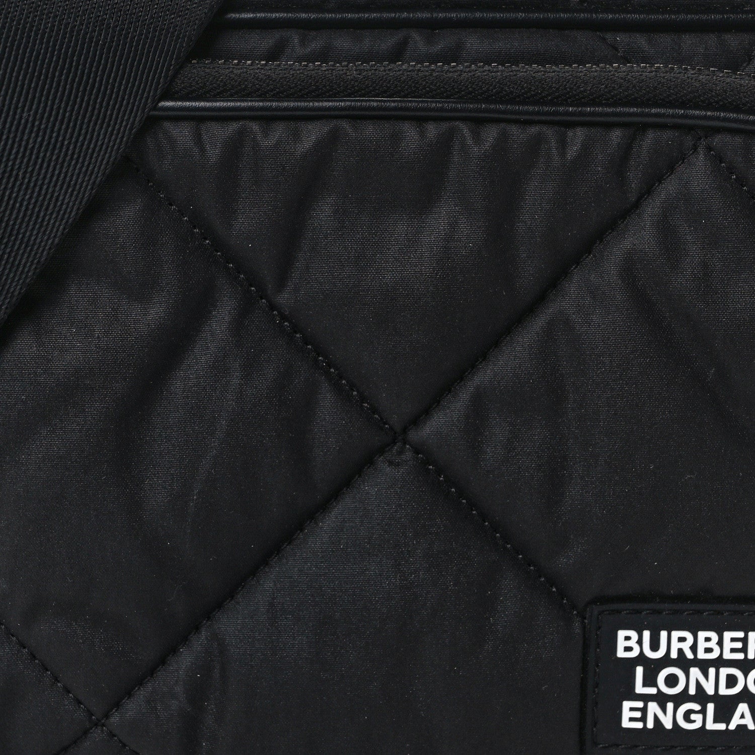 Burberry Nylon Quilted Paddy Crossbody Bag Black 8 of 13