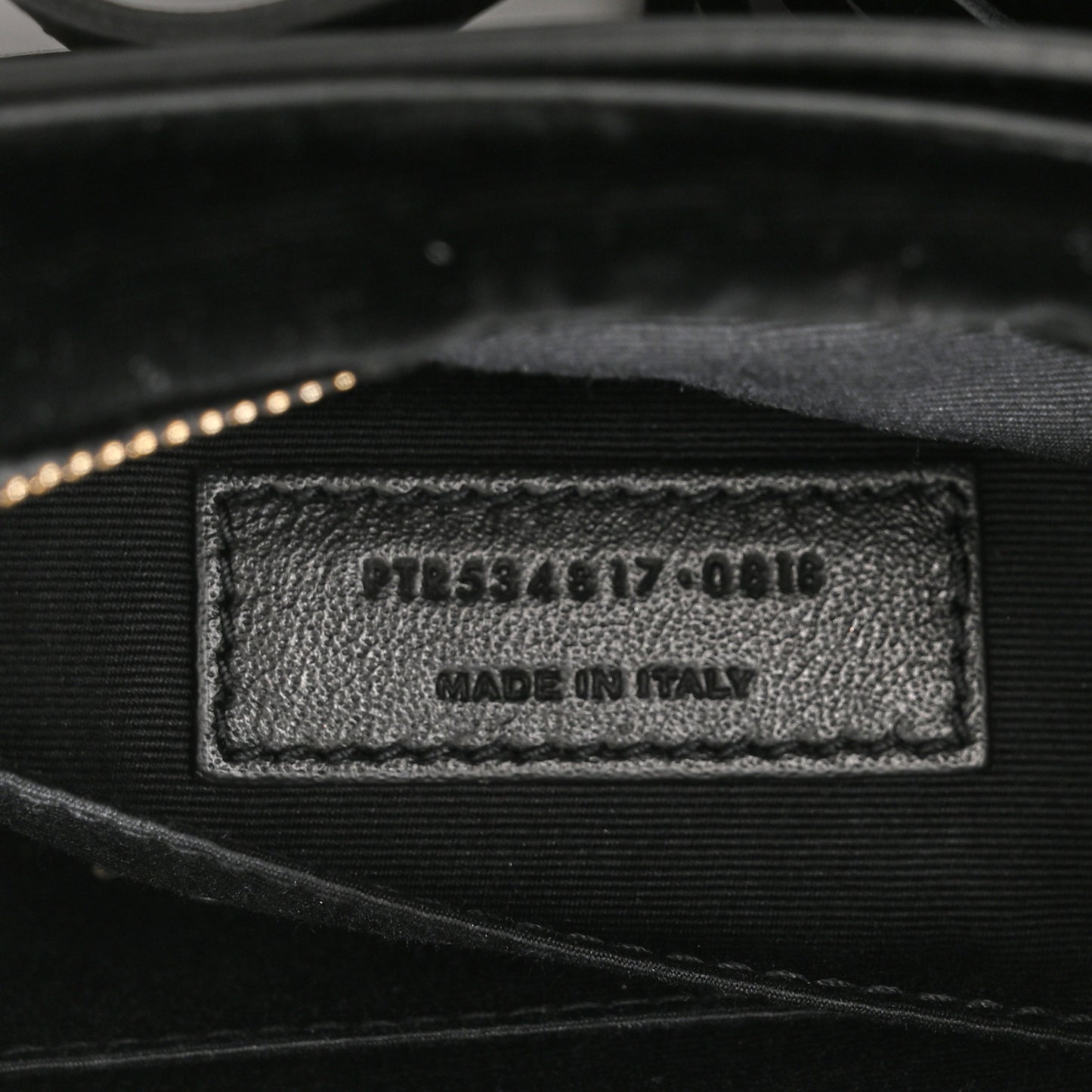Velour Matelasse Monogram Lou Belt Bag Black