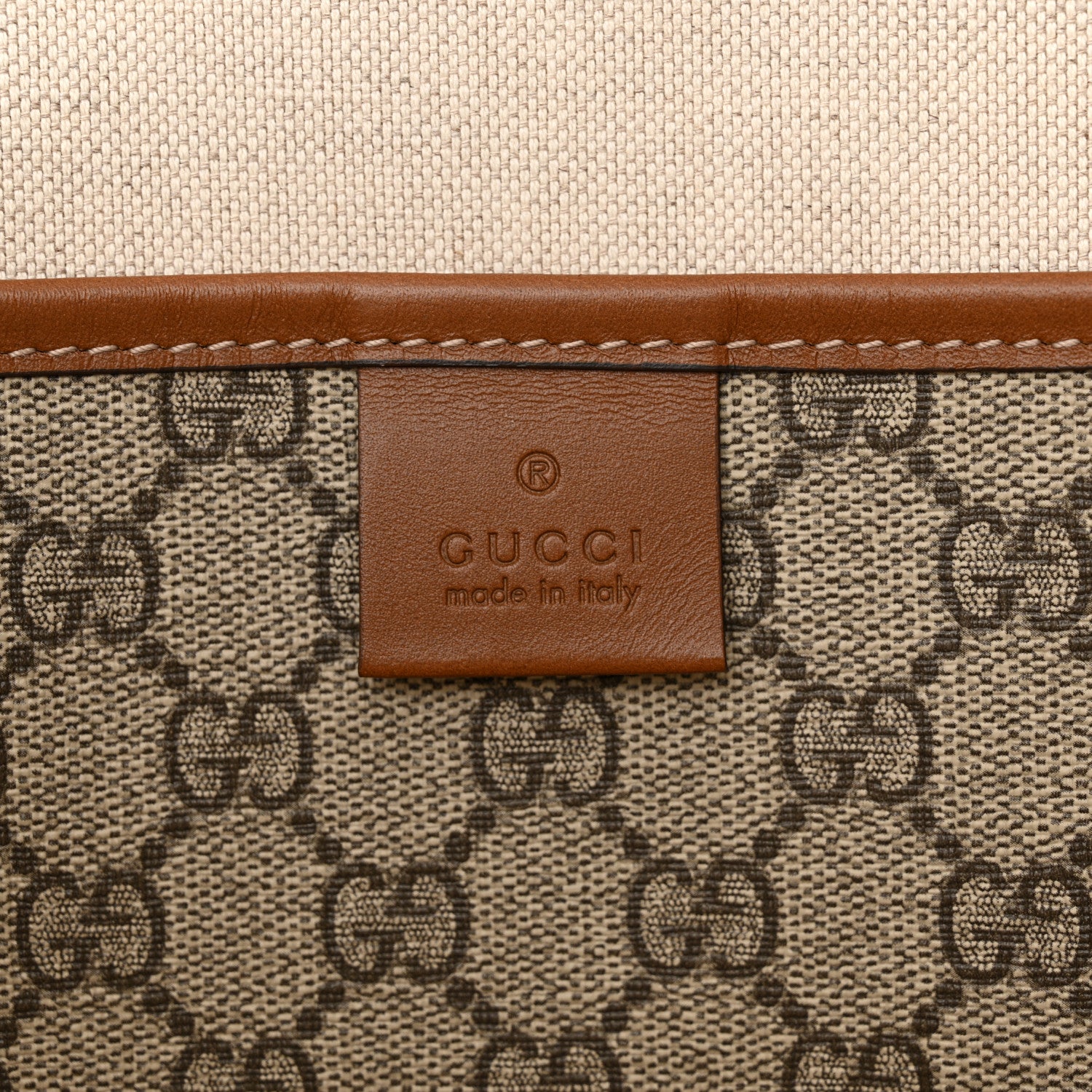 Gucci GG Plus Monogram Medium Signature Web Loop Tote Light Brown 5 of 9