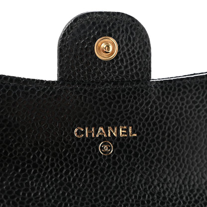 Chanel Caviar Quilted Flap Card Holder Black 6 of 10