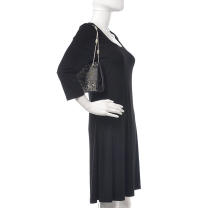 Judith Leiber Satin Fireworks Clutch Black 2 of 15