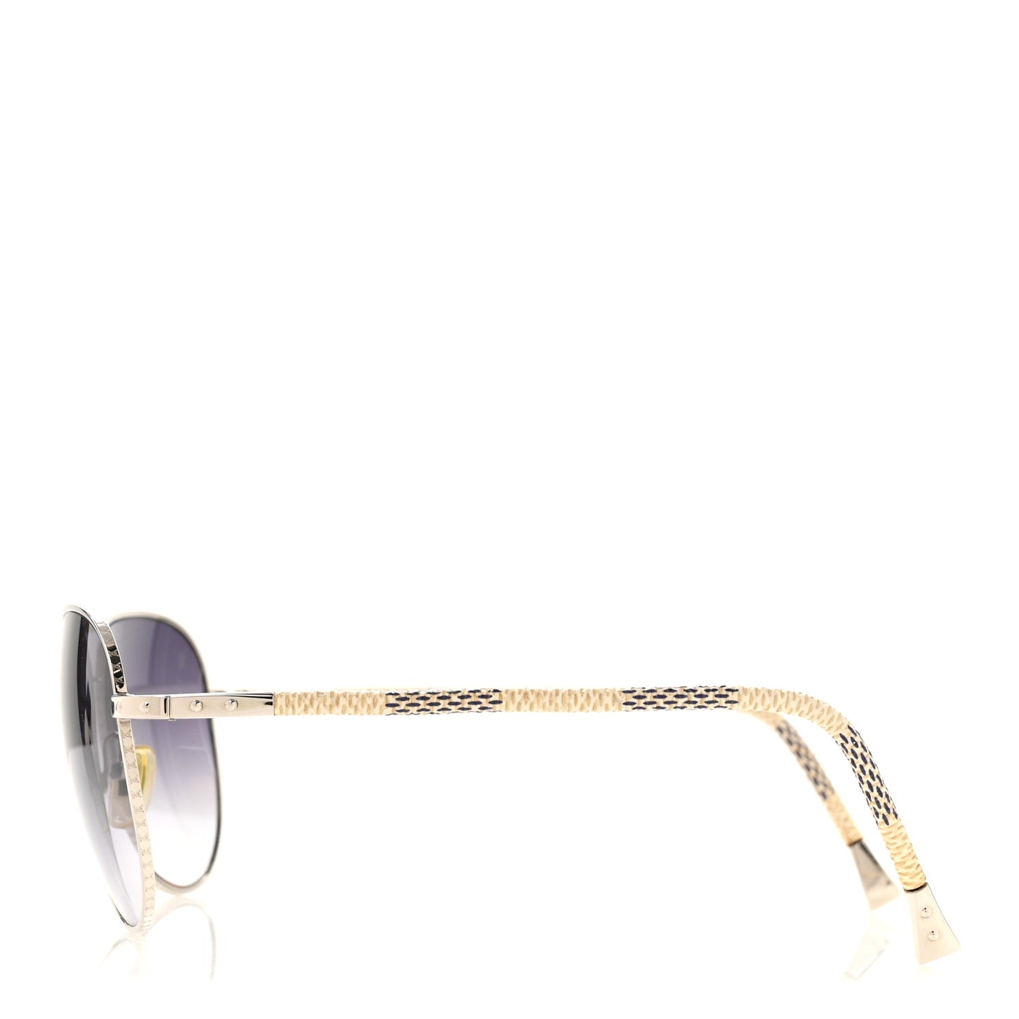 Damier Azur Conspiration Pilote Aviator Sunglasses Z0203U