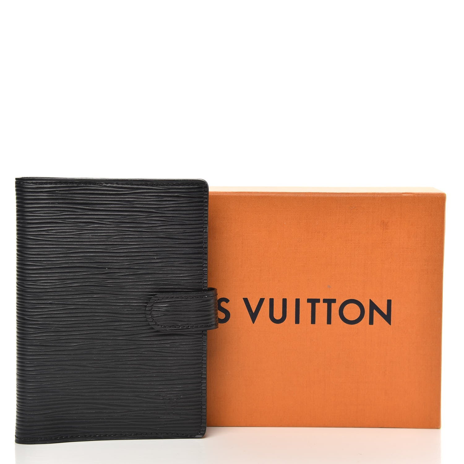 Louis Vuitton Epi Small Ring Agenda Cover Black 8 of 8