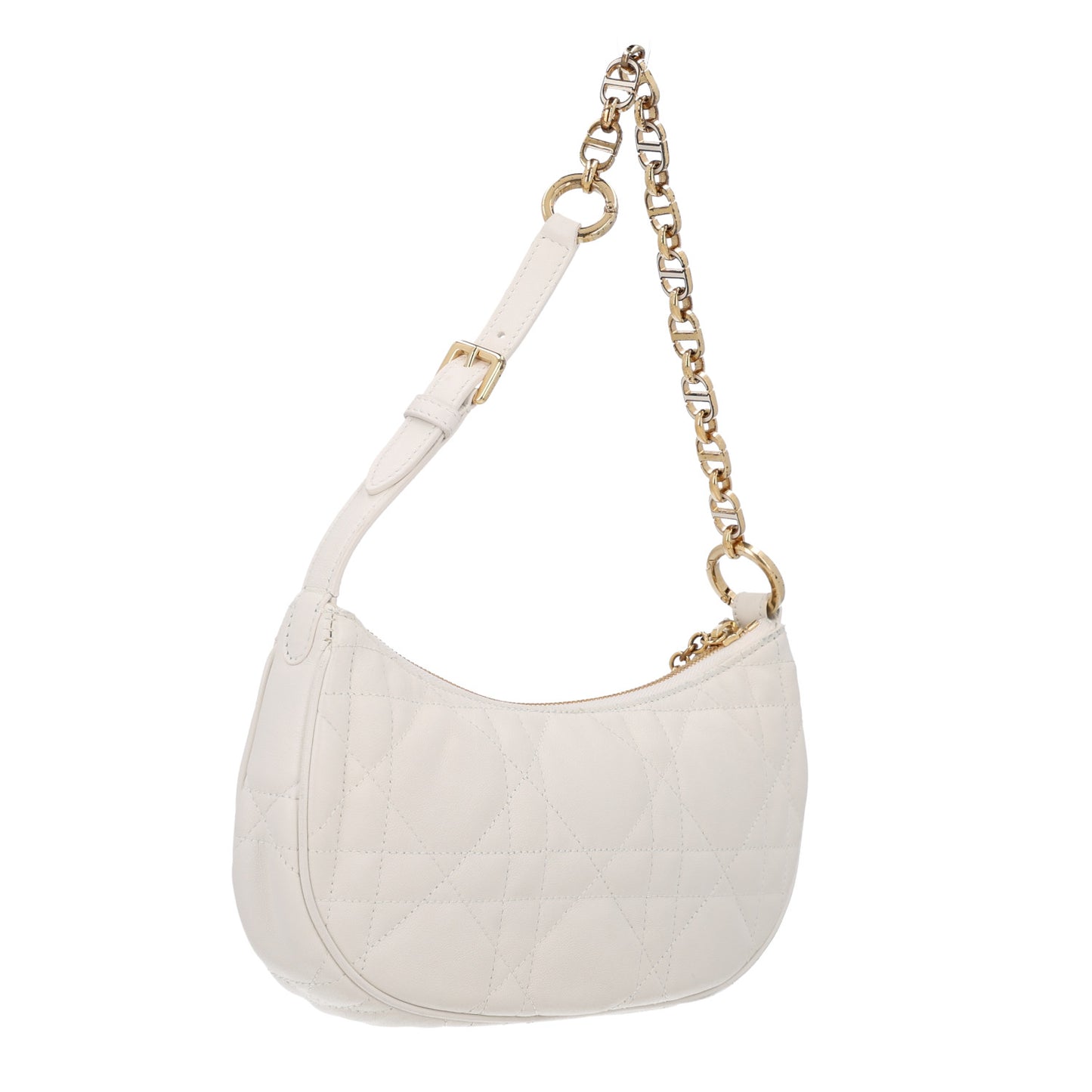 Lambskin Cannage CD Lounge Bag Latte