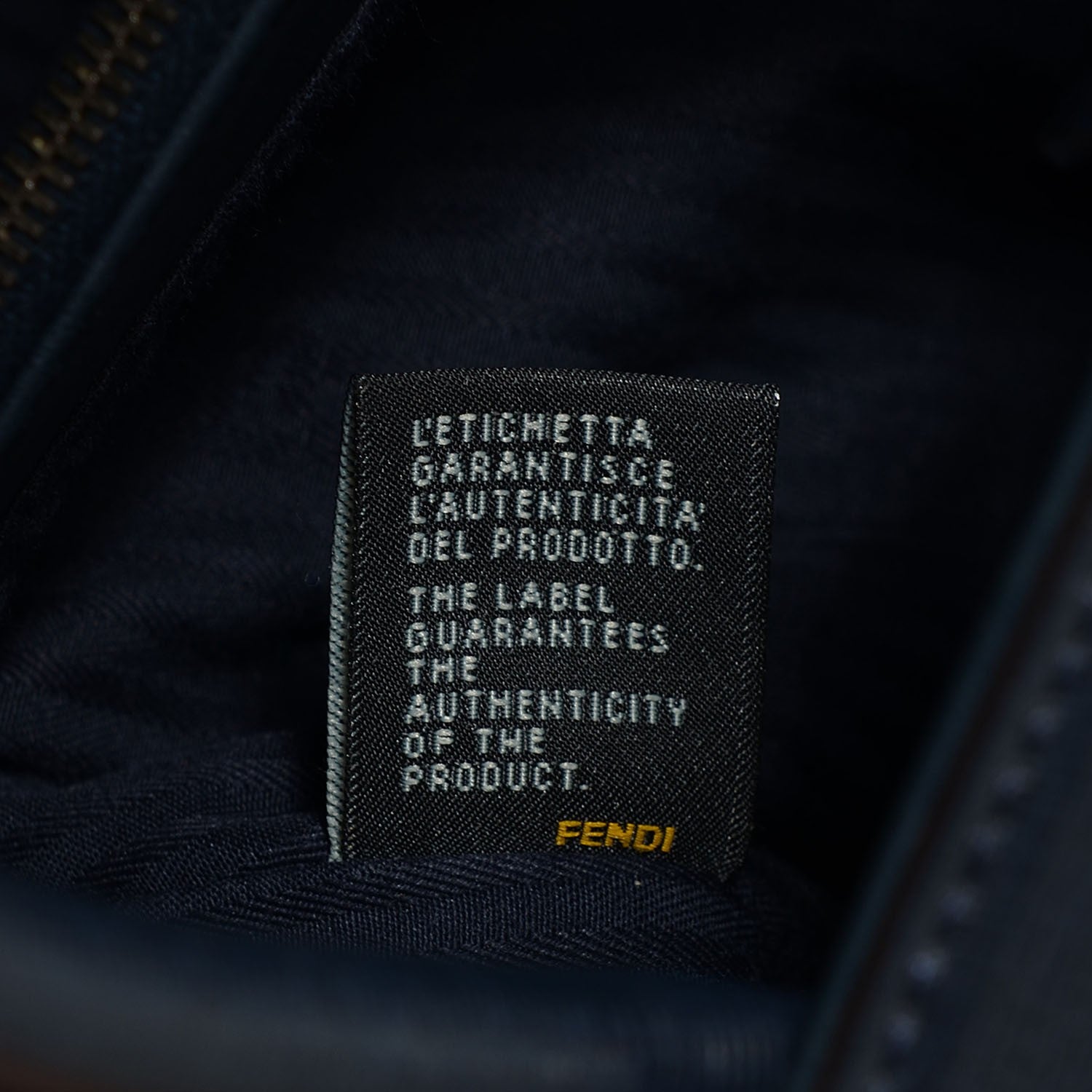 Fendi Vitello Elite Petite 2Jours Tote Lavagna 7 of 9