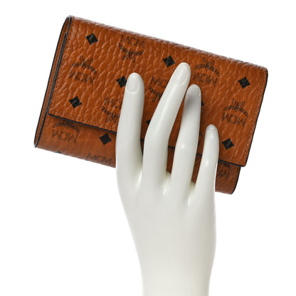 MCM Visetos Trifold Wallet Cognac 2 of 10