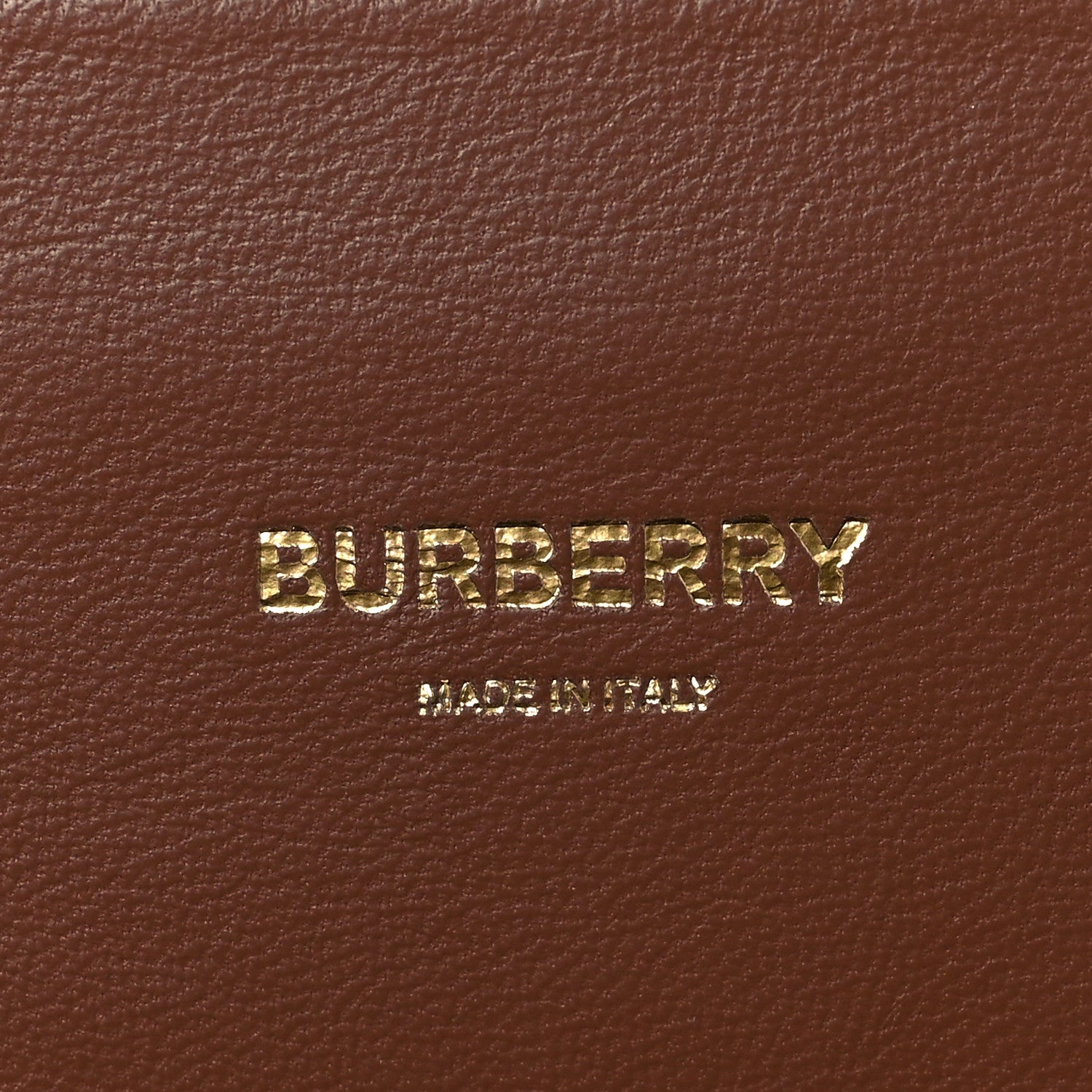 Burberry Calfskin Medium Elizabeth Tote Brown 5 of 7