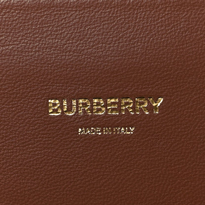 Burberry Calfskin Medium Elizabeth Tote Brown 5 of 7