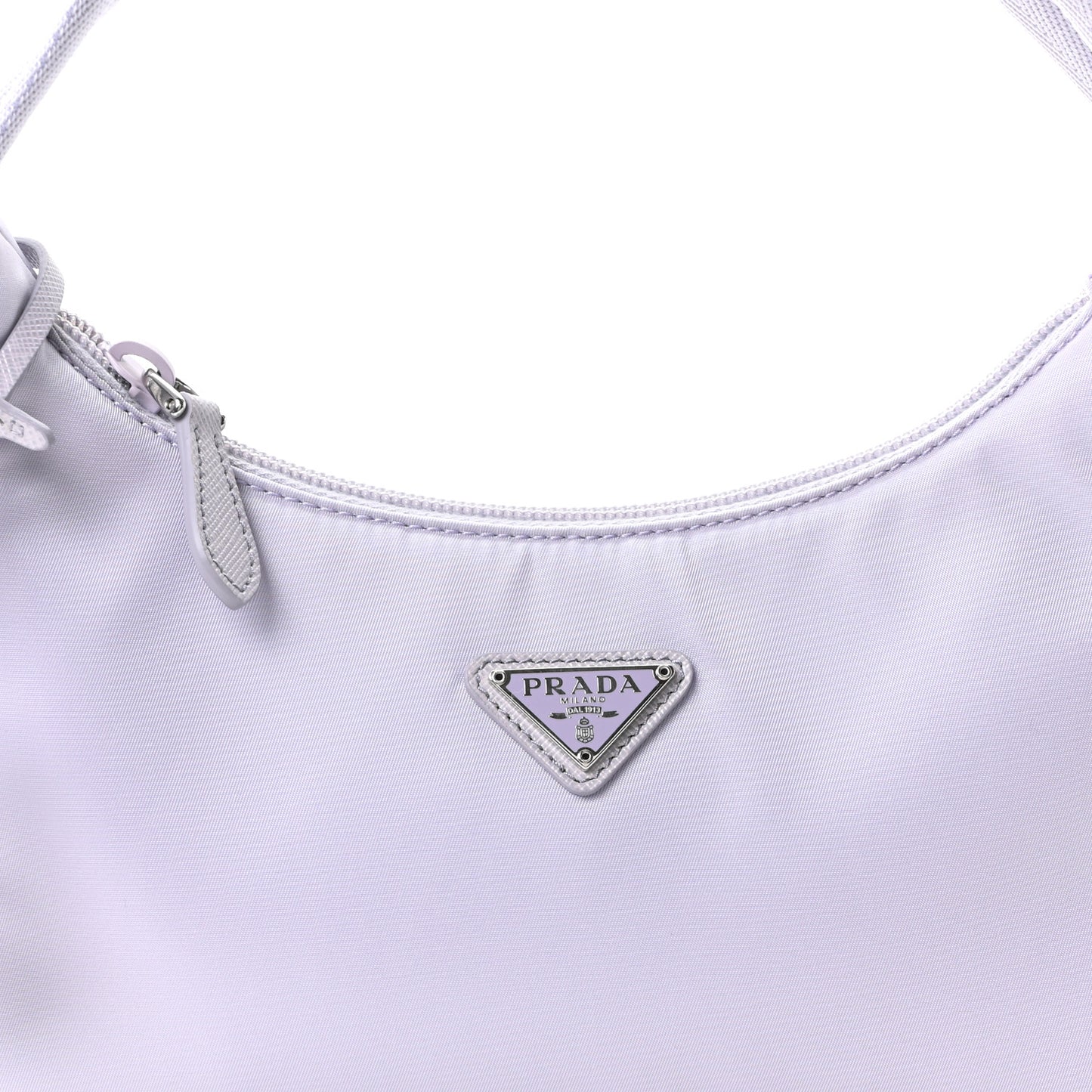 Re-Nylon Saffiano Mini Re-Edition 2000 Bag Glicine