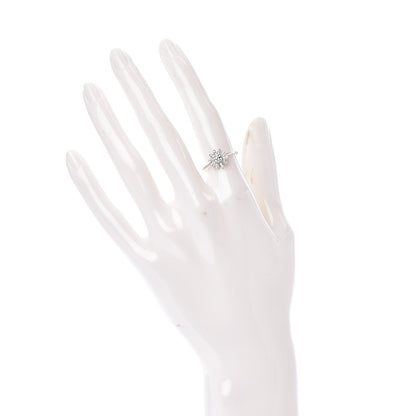 Tiffany Platinum Diamond Enchant Garden Flower Ring 51 5.75 2 of 3