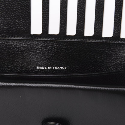 Chanel Caviar Timeless CC French Wallet Black 9 of 15