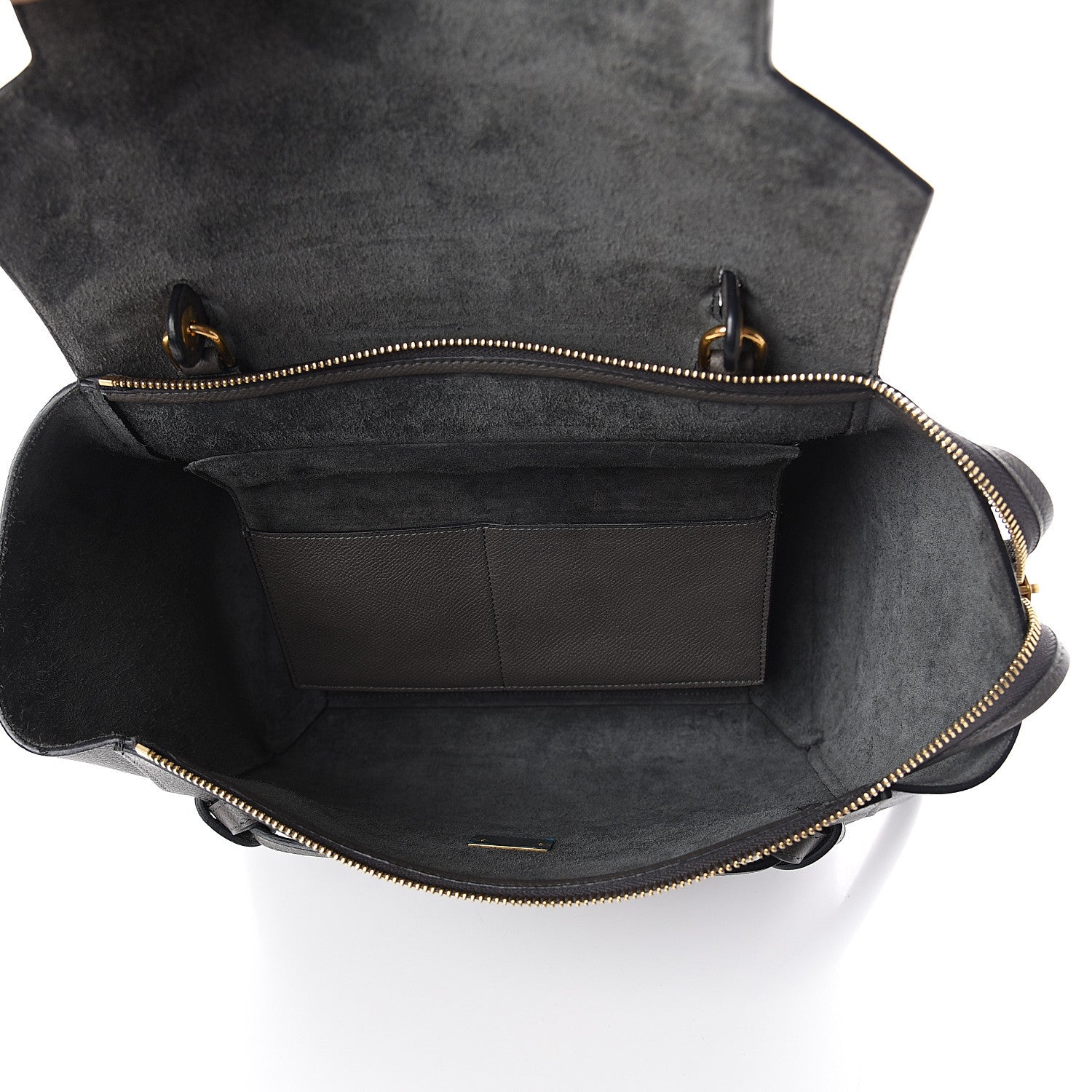 Celine Grained Calfskin Mini Belt Bag Grey 4 of 8