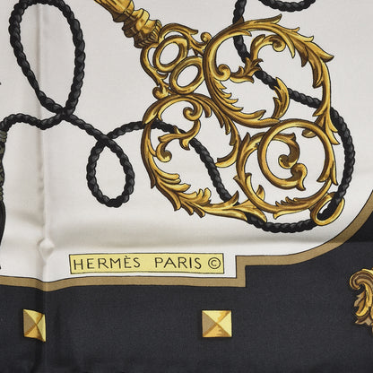 Hermes Silk Keys Les Cles Scarf 90 4 of 4