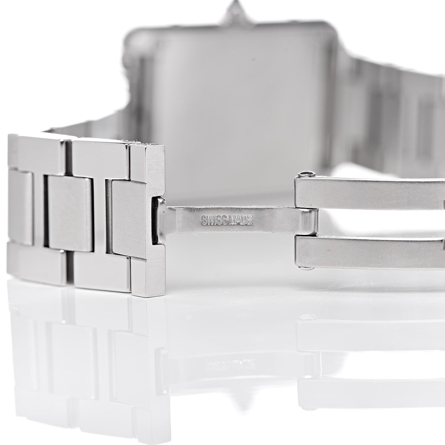Stainless Steel 24mm Tank Solo Quartz Watch