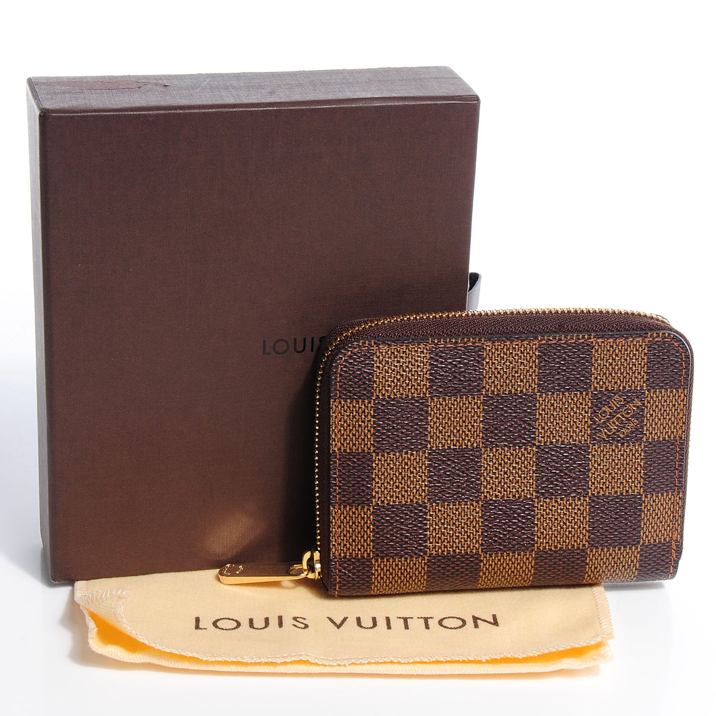Damier Ebene Zippy Coin Purse