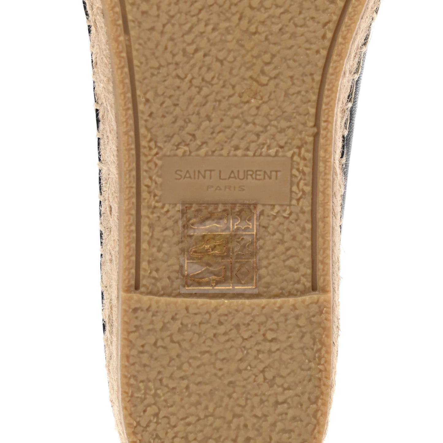 Lambskin Monogram Espadrilles 37 Black