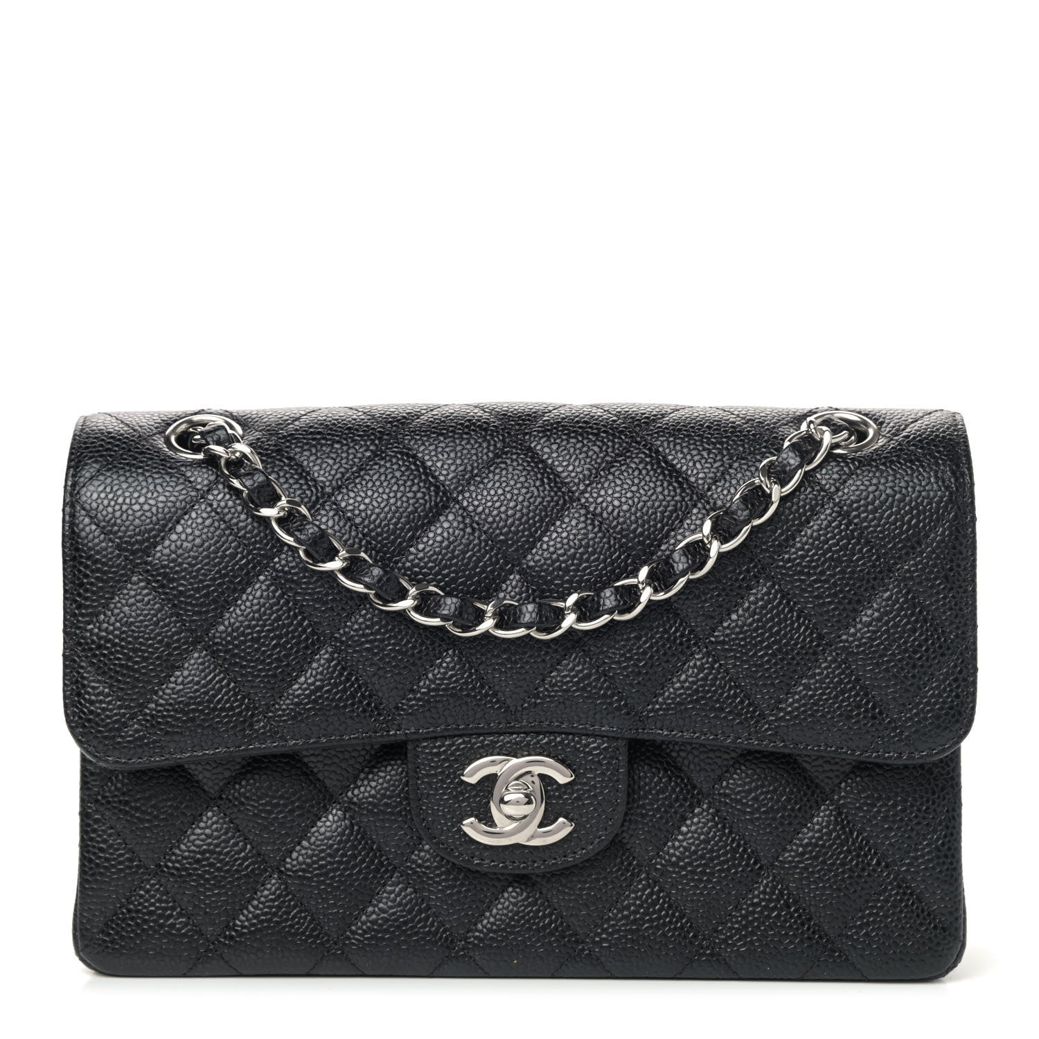 Chanel Caviar Quilted Small Double Flap Black 1 of 4